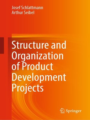 cover image of Structure and Organization of Product Development Projects